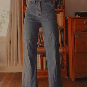 Wide leg jeans